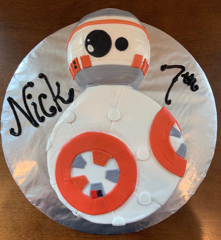 Nick's 7th Robot Cake