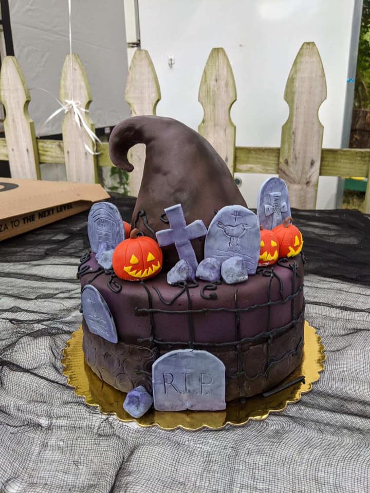 Dark Halloween Cake