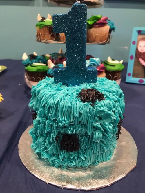 Blue Monster Cake