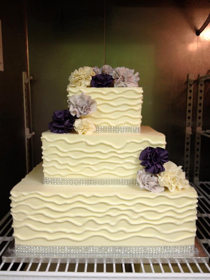 Square Wedding Cake