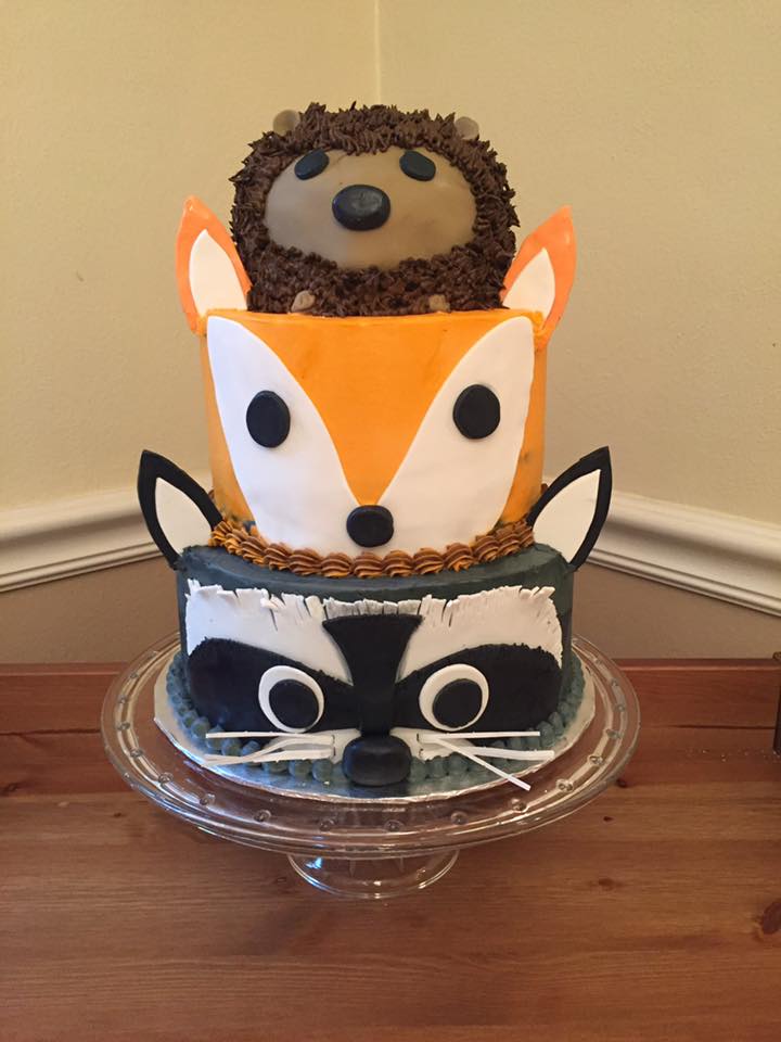 Forest Friends Cake