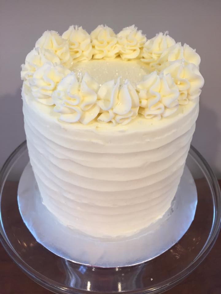 Simple Tall 1-Tier Cake