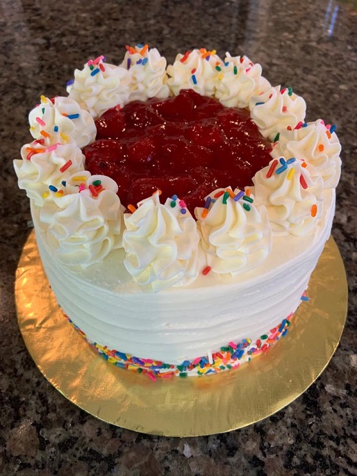 Sprinkle Jam White Cake